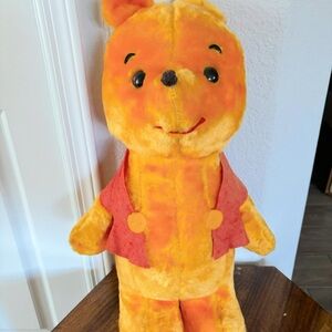 Vintage Winnie the Pooh Crunchy Plush Doll
